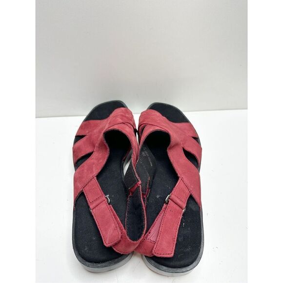Munro‎ Sandals Womens Size 8 Red Slingback Open Toe Micah Shoes - Picture 6 of 10